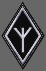 Lebensrune / Algiz (Aufnäher)