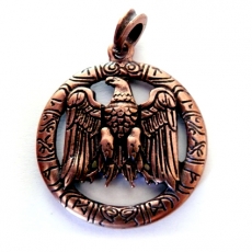 GERMANENWAPPEN Altbronze (Kettenanhänger)