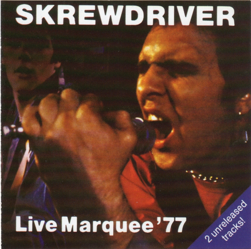 Skrewdriver Live in Marquee 1977 CD Asatru Shop