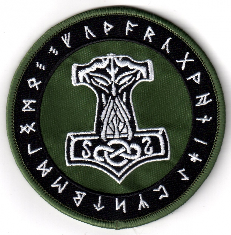 Mjoelnir Runes green (Patch)
