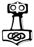 Thors Hammer / Mjöllnir  Carsticker
