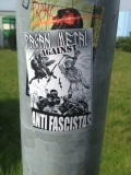 Pagan Metal against Antifascistas (50x Propaganda Sticker)
