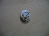 Adler greift Fisch (Button)