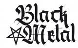 Black Metal + Pentagram [high] Car Sticker
