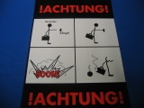 ACHTUNG Vertreter (Türschild)