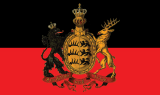 LÄNDERFAHNE / KÖNIGREICH WÜRTTEMBERG